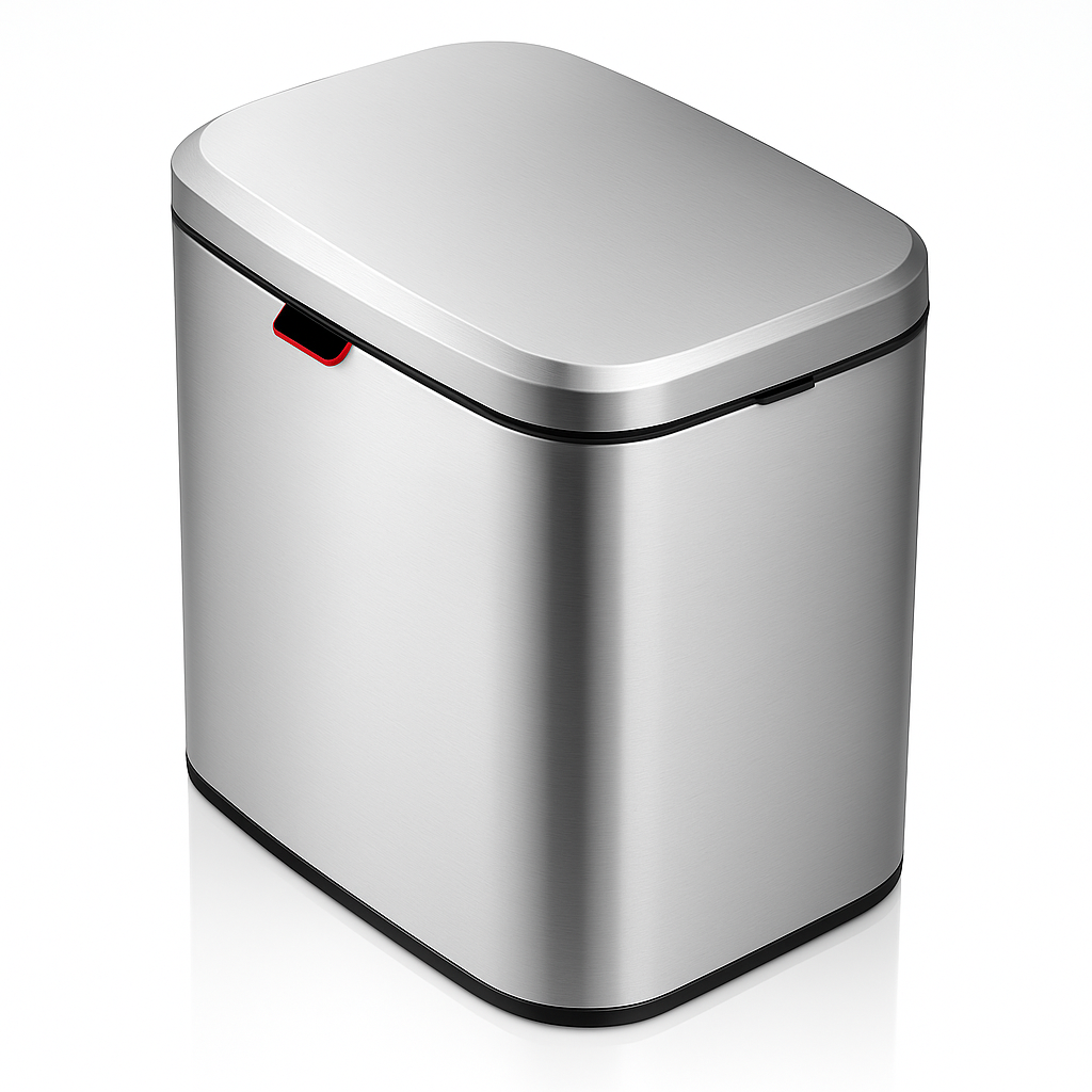 FERMO – Mini poubelle murale en acier inox (4L)