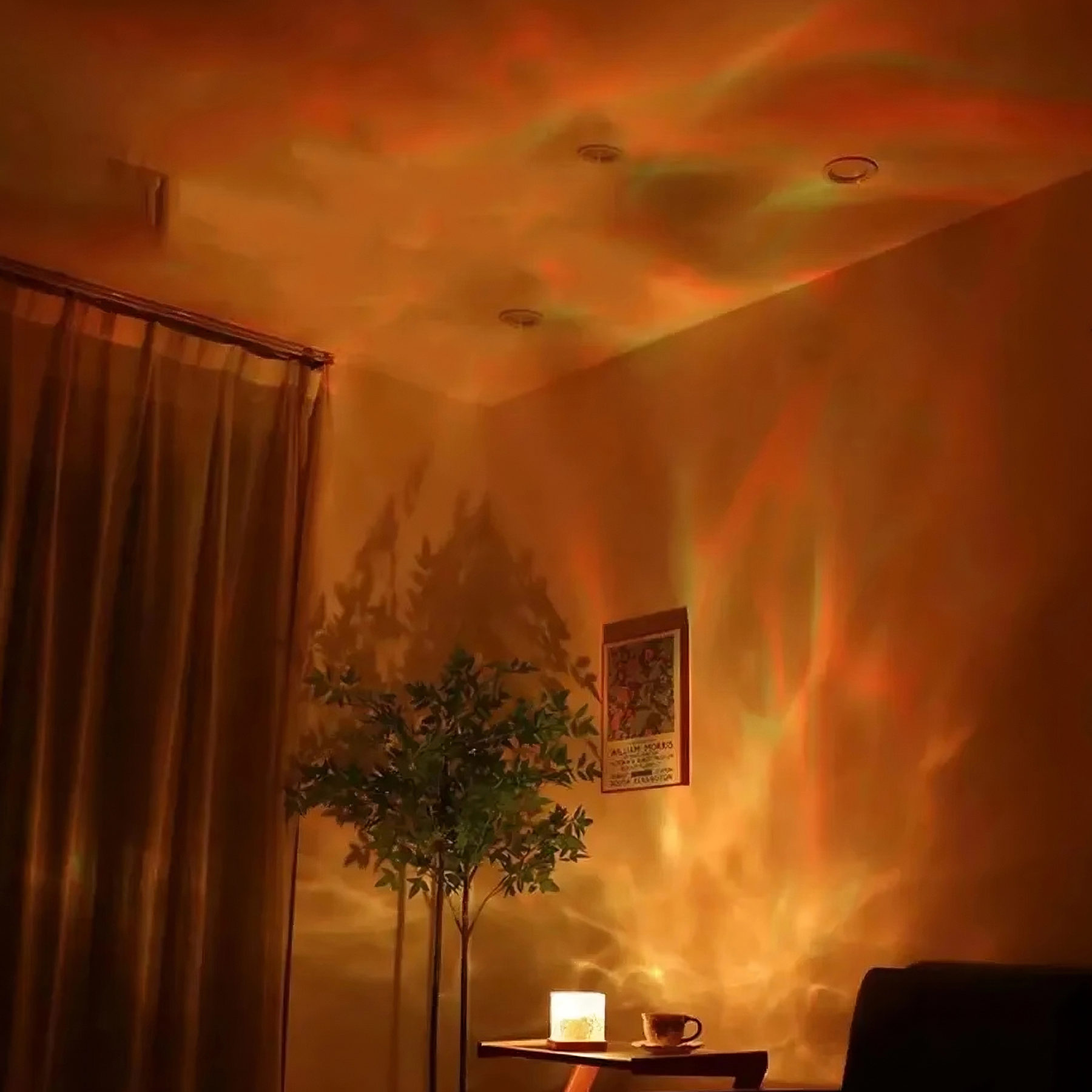 AURORA – Veilleuse ondulée multicolore à ambiance dynamique